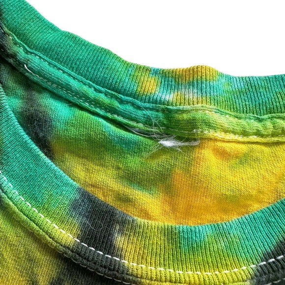 Tie Dye T-Shirt Vintage Zig Zag Rolling Papers Weed Stoner Tobacco Rasta LG - Picture 4 of 7